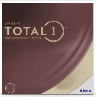 Alcon Dailies Total1 daily disposable contact lenses (90 pack) box